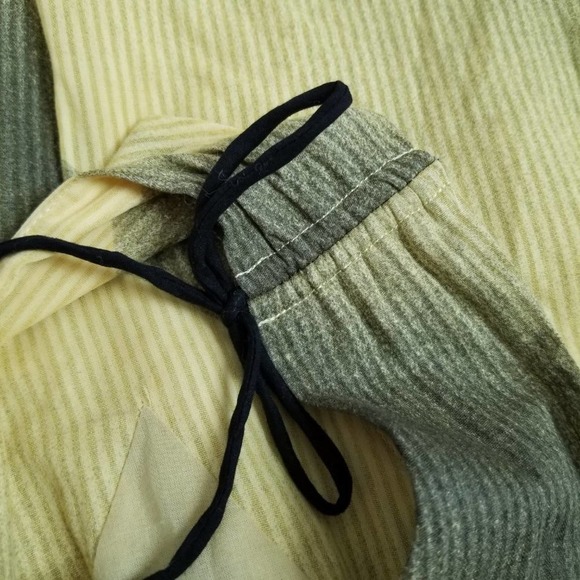 Anthropologie Maeve Green Stripe Cotton Sun Dress M - Picture 7 of 7